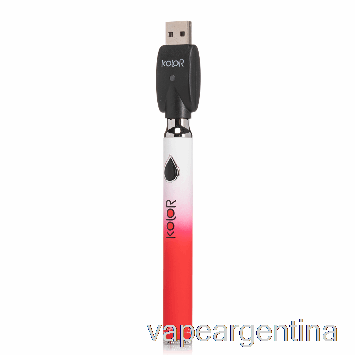 Leaf Buddi Kolor Twist Slim 650mah Batería Rojo Vape Descartable